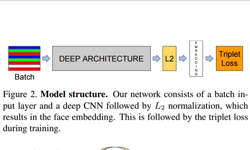 Image: Face embedding model architecture